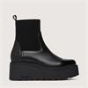 Marco Moreo Vale Stretch Toe Cap Boot - Black Leather